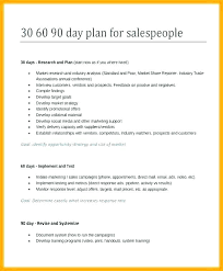 30 60 90 Sales Plan Template Chanceinc Co