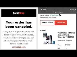 Luckily i had a feeling that this was going to happen again with gamestop so i went online all day just to get a pre order through walmart in which. Ps5 Preorders Gamestop Cancel Preorder Update October 23 2020 In North America Ps5 Youtube