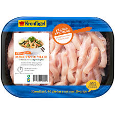 The products are marketed under well known brands, which stand for quality and good animal welfare. Minutstrimlor Av Kyckling Kronfagel 550g Natmat