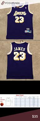 Lebron James Lakers Jersey Throwback Purple Nwt Lebron James