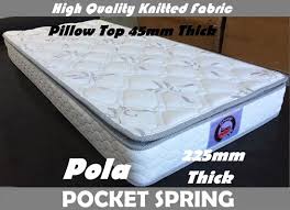 Pola Pocket Spring Pillow Top Queen