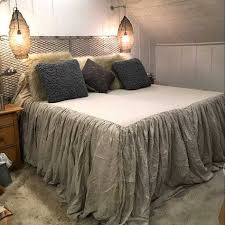 9 bedding ideas linen bedskirt