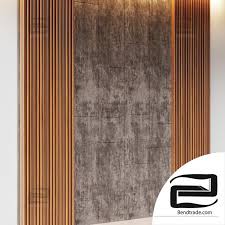 Decorative Wall Panel Made Of Oak Slats