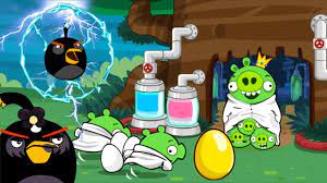 Angry Birds - CHEMICAL PROFESSOR BAD PIGGIES SHORT FUSE! - YouTube
