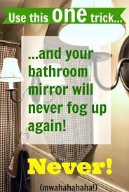 Bathroom Mirror Fog Free