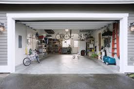 in the garage