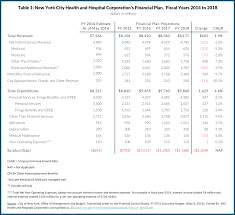 Fiscal Challenges Facing The New York City Health And