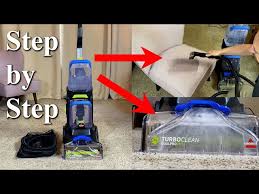 how to use the bissell turboclean