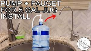 pump faucet for 5 gallon water jugs
