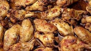 alitas de pollo adobadas al horno