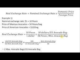 How To Calculate The Real Exchange Rate