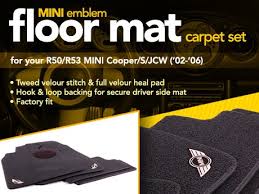 r50 r53 mini cooper s jcw floor mat