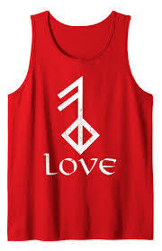 Well you're in luck, because here. Amazon Com Viking Rune Symbol For Love Ancient Norse Runic Tank Top Clothing