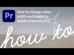 video width and height in premiere pro