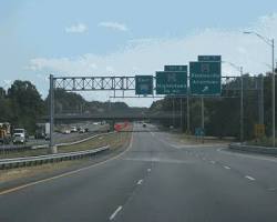 Image of I195 highway in New Jersey
