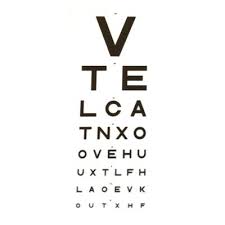 3m Vte Direct Eye Test Chart Dvla 7 5