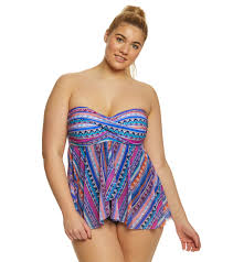 Profile By Gottex Plus Size Tapestry One Piece Swimsuit
