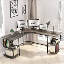 teraves modern l shaped desk with