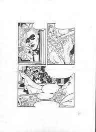 the Blonde -( pg. 71 ) by Franco Saudelli, in Michael Bair's Franco Saudelli  - Comic Art Gallery Room