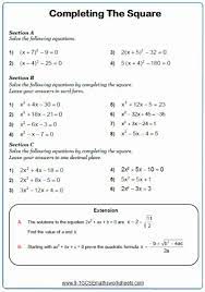 square and square root worksheet