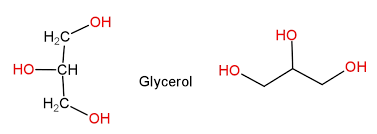 the molecular formula of glycerol is a