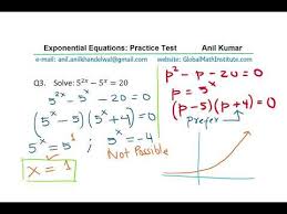 Solve Exponential Equations