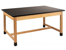 science lab table with phenolic top