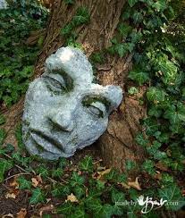 Huge Diy Concrete Face Garden Sculpture