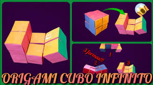 origami cubo infinito fÁcil de hacer