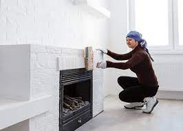 How To Paint A Fireplace Firewood Centre