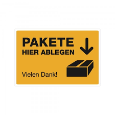 So, whatever the volume of packages you dispatch, the dpd classic service will deliver exceptional value for money. Aufkleber Signalgelb Paket Hier Ablegen Vielen Dank Aufkleberdrucker De