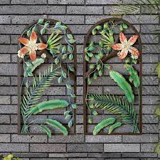 Arched Outdoor Metal Wall Decor