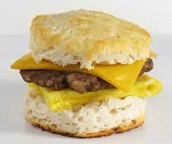 sausage egg and cheese breakfast
