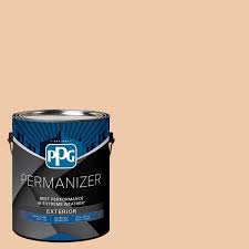 Permanizer 1 Gal Ppg1202 4 Caramel Ice Semi Gloss Exterior Paint