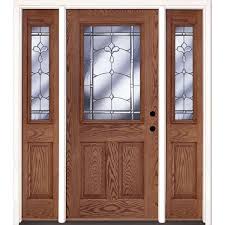 Hand Fiberglass Prehung Front Door