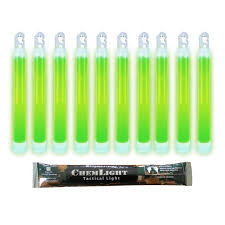 green military grade lightstick 6inch