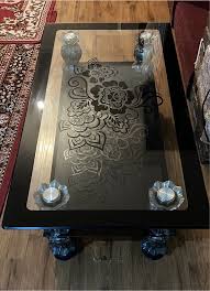 Ornate Glass Coffee Table In Enfield