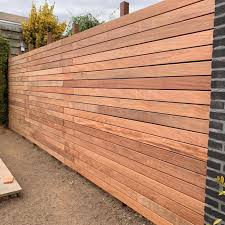 Ipe Hardwood Fence Modern 9 0 Cm