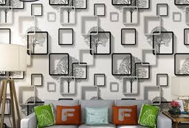 6 desain wallpaper dinding ruang tamu