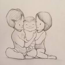 Gambar animasi ibu dan anak laki2. Mewarnai Gambar Sketsa Ibu Bapak Dan Anak Terbaru Kataucap