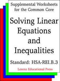 Ccss Hsa Rei B 3 Solving Linear