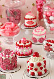 Mini Cakes For Valentines gambar png