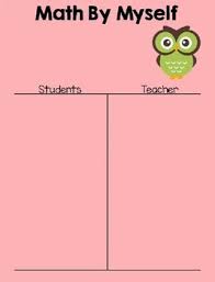 Math Daily 3 Owl Themed I Chart Editable