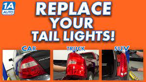 how to easily replace tail lights on a