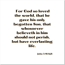 John 3 16 Kjv Verse Scripture
