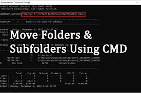 move folders and suolders using cmd