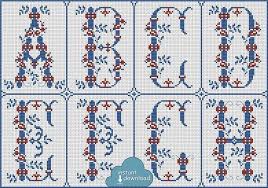 Floral Abc Cross Stitch Pattern Pdf Xsd Download
