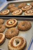 How do you cook bagels in the oven?