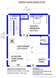 House Plans North Facing 1bhk Home