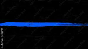 thin blue line flag with grunge paint